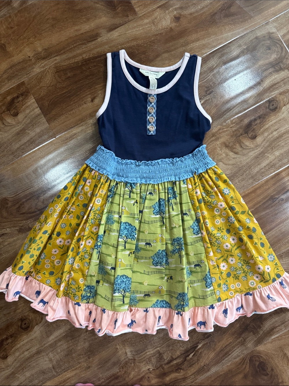 Matilda Jane horse themed dress great for Kentucky derby time size 4